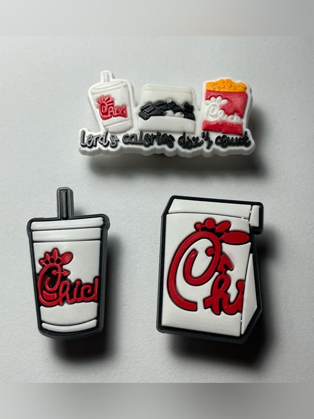3 Shoe Charms ~ Fastfood ~ Crocs
